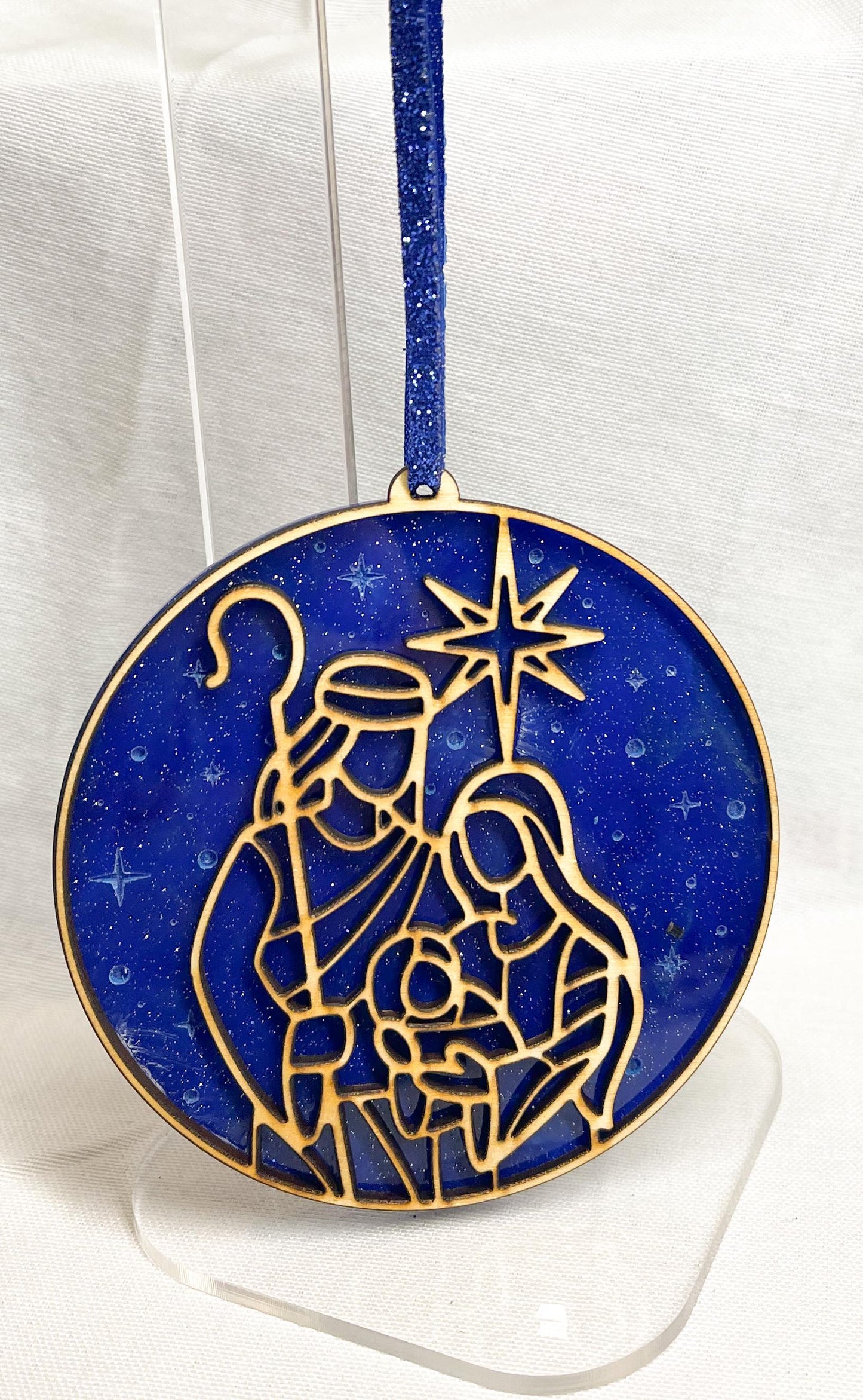 Nativity Layered Ornament