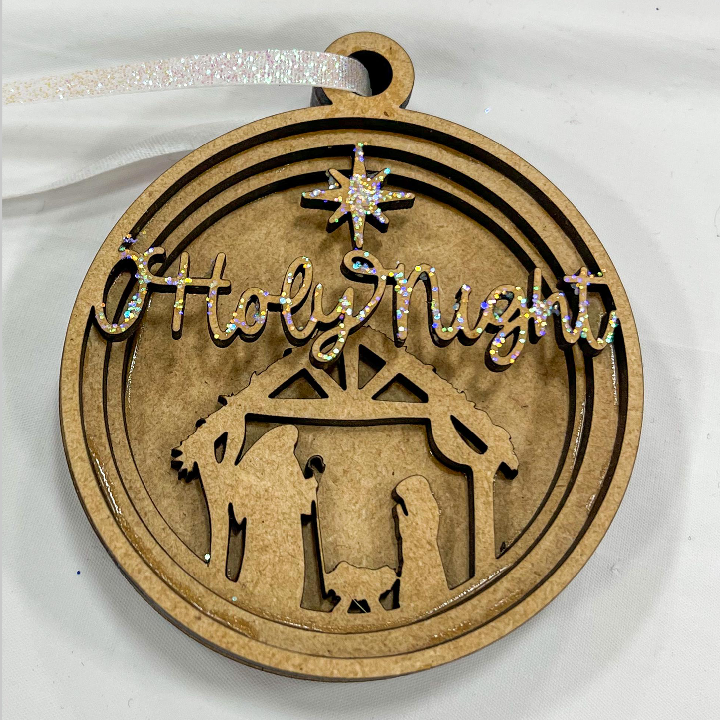 Nativity Layered Ornament